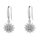 thumbnail image 1 of Moissanite Sunflower Drop Earrings 925 Sterling Silver Women's Summer Jewelry Mother's Day Proposal Engagement Wedding Anniversary Birthday Gift, 1 of 2