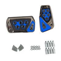 Magideal - Pedales De Pie Del Automóvil Conjunto De Frases Fáciles De Instalar Reemplazo Del Del Freno De Reparación De Mantenimiento Reemplazos Para Engranaje Automático Azul