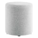 thumbnail image 1 of Otomana Modway Callum redonda de 40 cm, tejido jaspeado, gris claro, 1 of 8