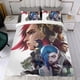 thumbnail image 4 of Batalla de Dos Ciudades Conjunto de sábanas temático, trío de piezas, cómodo y amigable con la piel, diseño único, regalo de decoración para el hogar para familiares, amigos y fans,135cm *200cm, 4 of 6