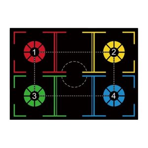 Ioensy - Tapete De Entrenamiento De Baloncesto Antideslizante Para Practicar Deportes Al Aire Libre