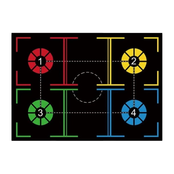 Tapete de entrenamiento para pasos de baloncesto, tapete de práctica, herramienta de enseñanza de precisión, tapete para juego de pies de baloncesto, Estilo D