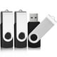 thumbnail image 1 of Pendrive de 32 GB, Paquete de 3 Unidades, Memoria USB Metálico USB 2.0 para Almacenamiento de Aatos, Portátil y Plug & Play (Negro), 1 of 6