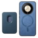 thumbnail image 3 of Funda de Cuero Magnética con Tarjetero para Honor X9B Cubierta Delgada Azul, 3 of 5