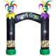 thumbnail image 1 of Arco inflable VIKIMORA Mardi Gras de 3 m con luces LED para Halloween, 1 of 7