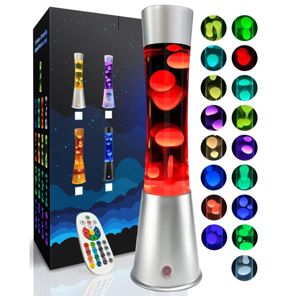 LÁMPARA AONESY 39 cm, 17 colores, control remoto con temporizador