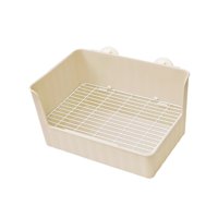 Ioensy - Caja De Arena Para Conejos Bedpan Bunny Caja De Inodoro Para Galesaur Animales Pequeños Conejo Marrón