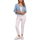 thumbnail image 2 of INSPIRE CHIC Chaquetas de Jean de Verano para Mujer con Mangas 3/4 sin Cuello y Botones S Azul Claro, 2 of 5