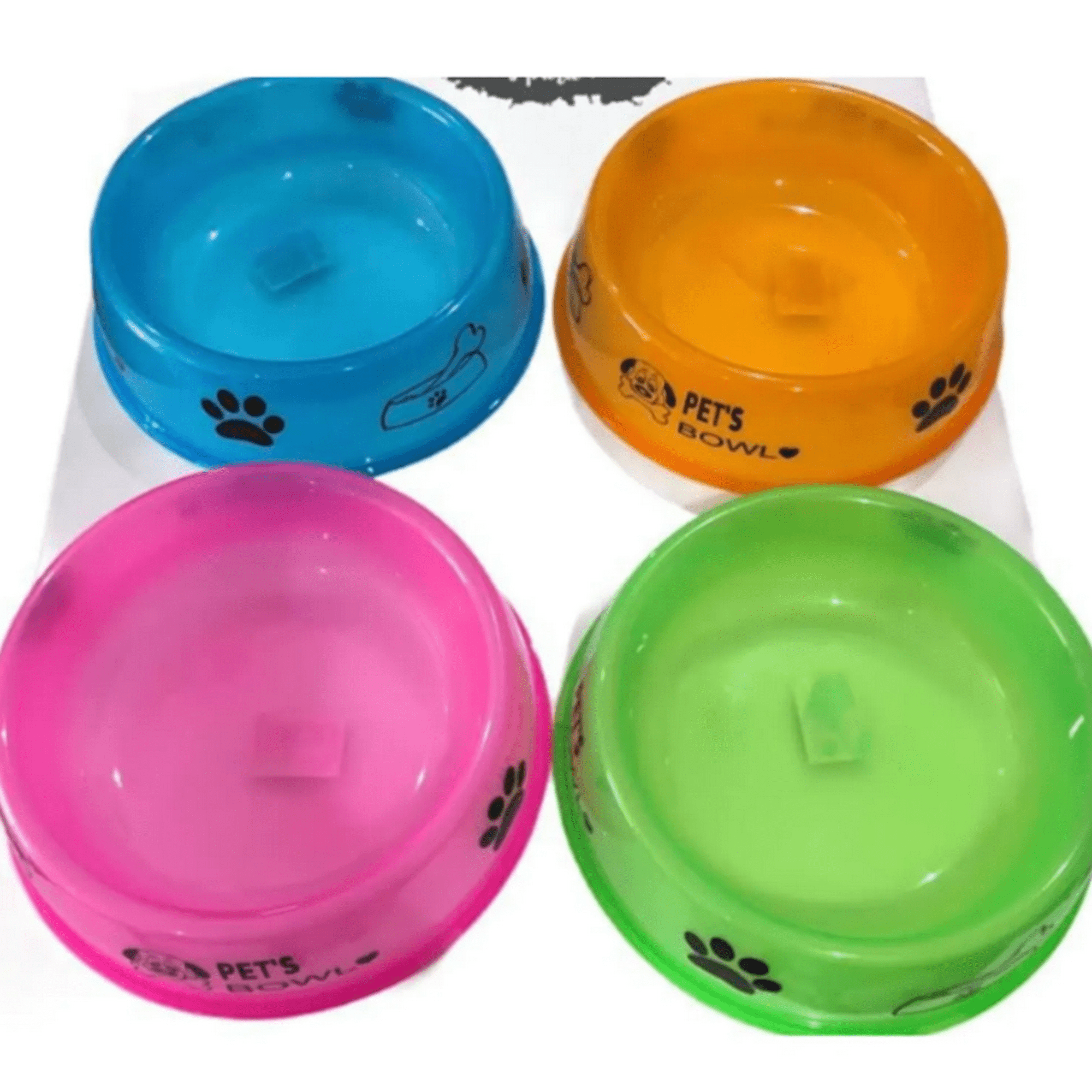 Genérico - Plato Plastico Para Perros Con Diseño