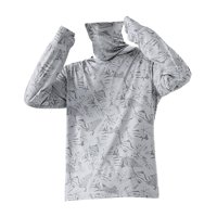 Ioensy - Sudadera Con Capucha Y Protección Solar Para Hombre, Fina Protección Contra Sarpullidos Para Pescar Al Aire Libre, Verano, Xl, Gris Claro