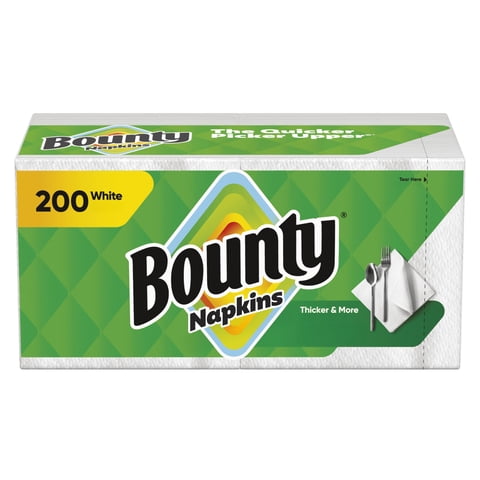 Servilletas De Papel Bounty 200 Unidades Blancas