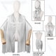thumbnail image 4 of Chales y chales para vestidos de noche, chales suaves para mujer, chal de regalo para bodas, 200 x 70 cm, 4 of 7