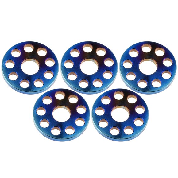 Arandela plana Yaruijia Titanium M6/M8/M10 perforada para motocicleta