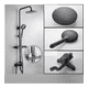 thumbnail image 1 of Columna De Ducha Negro Mate Moderna, 1 of 3