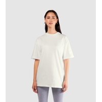 Uniforma Esenciales - Polera Oversize Minimalista Blanco Invierno Basic