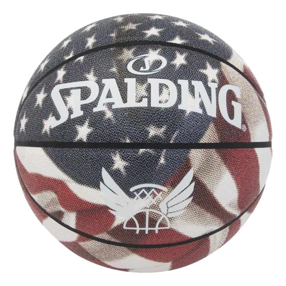 Spalding - Balón Basketball Trend Stars Stripes Tamaño 7 Usa