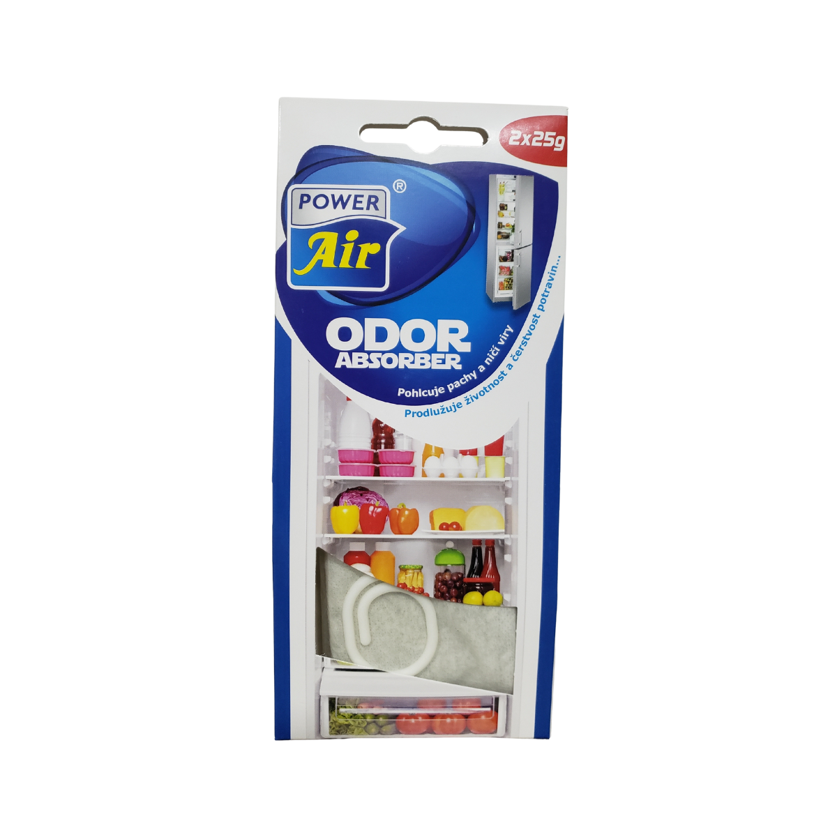 Absorbente De Olores Para Refrigerador Power Air 2 Sachet 25 G