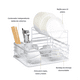 thumbnail image 4 of Secaplatos Escurridor 2 Niveles Acero Inox Blanco Simplit, 4 of 5