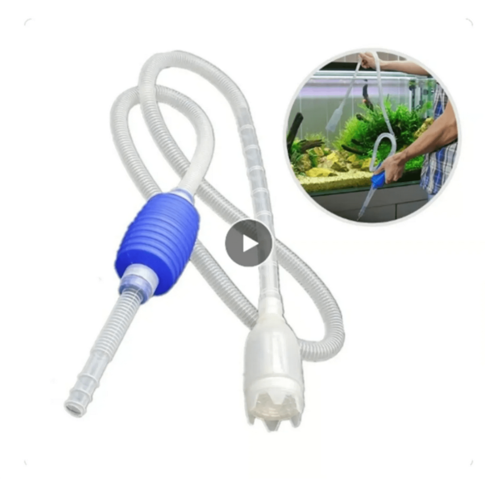 Genérico - Sifón De Acuario Cambiador De Cambio De Agua Al Vacío