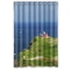 thumbnail image 1 of Cortina de ducha japonesa de Hokkaido con paisaje, juego de cortinas de baño con ganchos, tamaño 48 x 72 pulgadas, 1 of 3