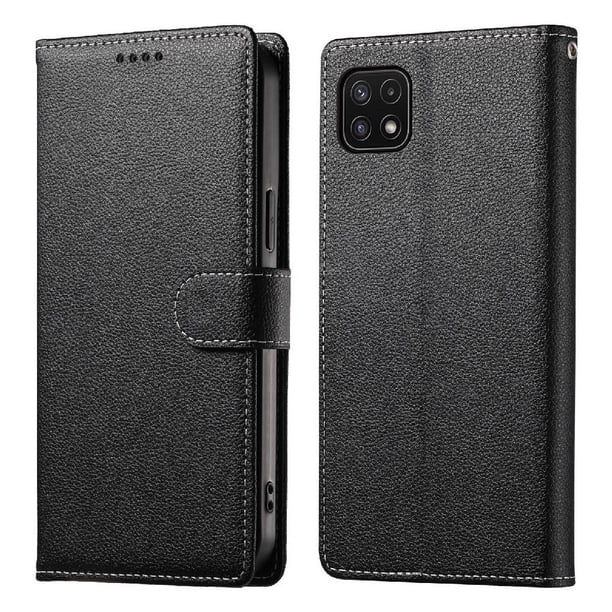 Funda para FOXDOCK Samsung Galaxy A22 5G– Cuero Premium, 3 ranuras para tarjetas, Protección contra impactos
