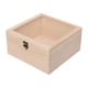 thumbnail image 2 of Caja De Madera Joyero Vitrina Caja De Almacenamiento Con Tapa De Vidrio 23cmx23cmx12cm, 2 of 5