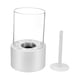 thumbnail image 3 of Brasero De Mesa Con Tapa Mesa De Patio Al Aire Libre Centro De Mesa Brasero Portátil Blanco, 3 of 5