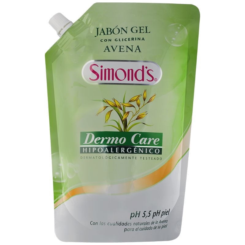 Jabón Dermo Avena Glicerina Doy Pack 1.5 L Simond’s
