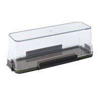 Magideal - Caja De Rollo De Pastel, Caja De Postre De Regalo, Caja Rectangular De Mantenimiento Fresco Transparente Con Tapa, Contenedor De Pastelería Para Boda, 31X11X106Cm