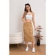 thumbnail image 1 of Falda Larga Mujer Cargo Tiro Alto Jeans Full Elasticada 6018, 1 of 4