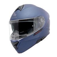 Mt Helmets - Casco Para Moto Mt Fu935Sv Genesis Sv Solid A7 Azul Mate Xs