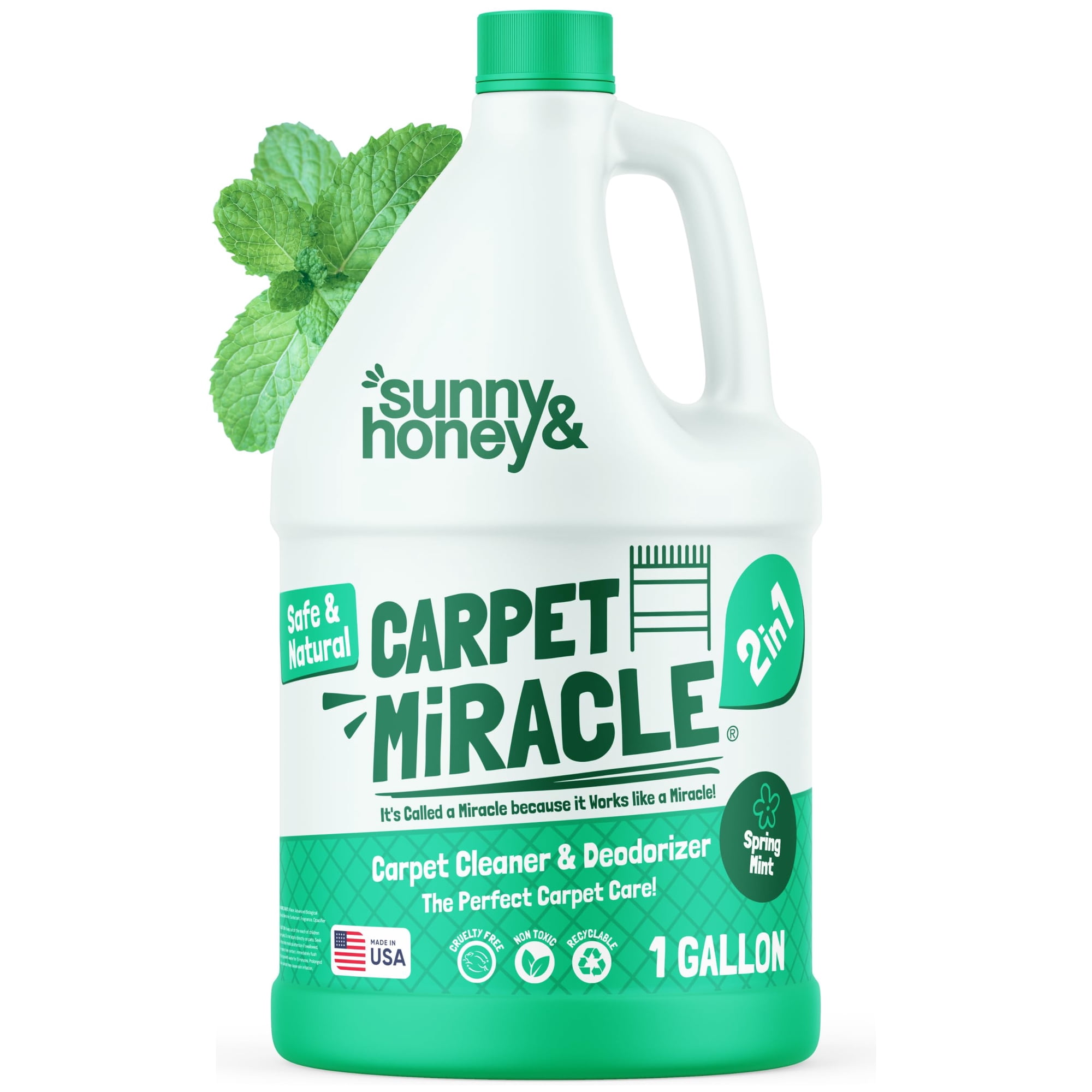 Sunny Honey - Champú Limpiador De Alfombras Carpet Miracle 3 8 L