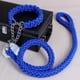 thumbnail image 3 of Conjunto de collar y correa para perro, correa de cuerda y collar de adiestramiento para perros pequeños, medianos y grandes., 3 of 5