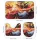 thumbnail image 3 of Doctor Strange-theme 4-Piece Shower Curtain Set with Rugs, Waterproof Bathroom Decor Set Includes Bath Mat, U-Shaped Rug, Toilet Lid Cover and Curtain with Hooks, 3 of 6
