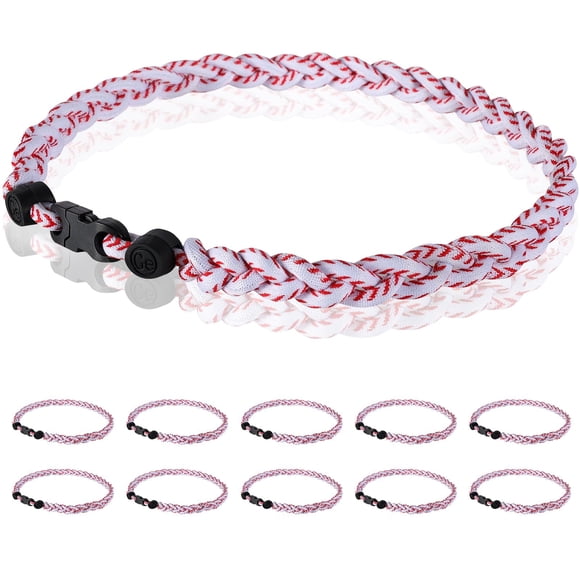 Collar Midtatus Baseball, 18,1 cm, cuerda Tornado de titanio, paquete de 12 unidades