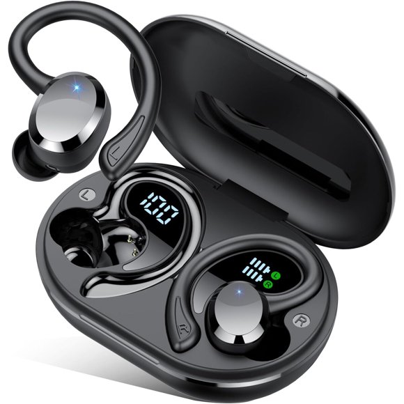 Auricular Sprtoybat Q38 Bluetooth 5.4 Gancho IPX7 68 h