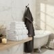 thumbnail image 2 of Juego de Toallas Lavish Home 6 piezas Blanco 54x27 cm, 2 of 9