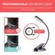 thumbnail image 4 of Book Light Hooga, luz ámbar, bloqueadora de luz, recargable, de noche, 4 of 7