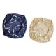 thumbnail image 2 of 2 Fundas Elásticas Para Asiento, Fundas Elásticas Para Silla, Color Azul Oscuro Y Beige, 2 of 5