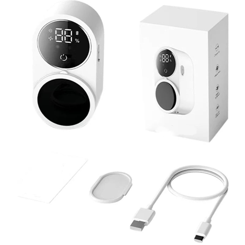 Xusx111 - Limpiador De Cepillo De Dientes Y Soporte De Cepillo De Dientes, Limpieza Y Secado Por Aire, Pantalla Inteligente Led, Soporte De Cepillo De Dientes Recargable Para Baños