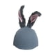 thumbnail image 5 of Cubierta para casco de esquí de nieve, gorro tejido, decoración suave para mujeres y hombres, Orejas de conejo creativas y cálidas, decoración para ca Gris, 5 of 5