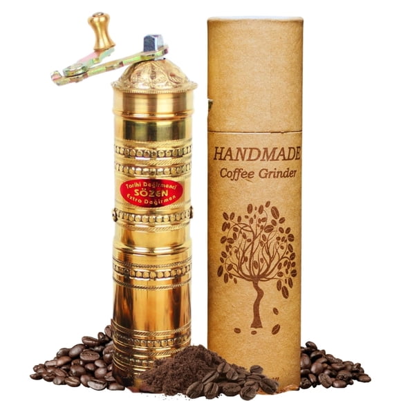 Molino de Café Manual de Latón 18 cm – Ottoman Inspirations