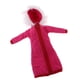 thumbnail image 5 of Chaqueta Acolchada Larga De Moda Para Mu?eca De Escala 1/6, Accesorio De Atuendo De Invierno, Rosa Roja, 5 of 5