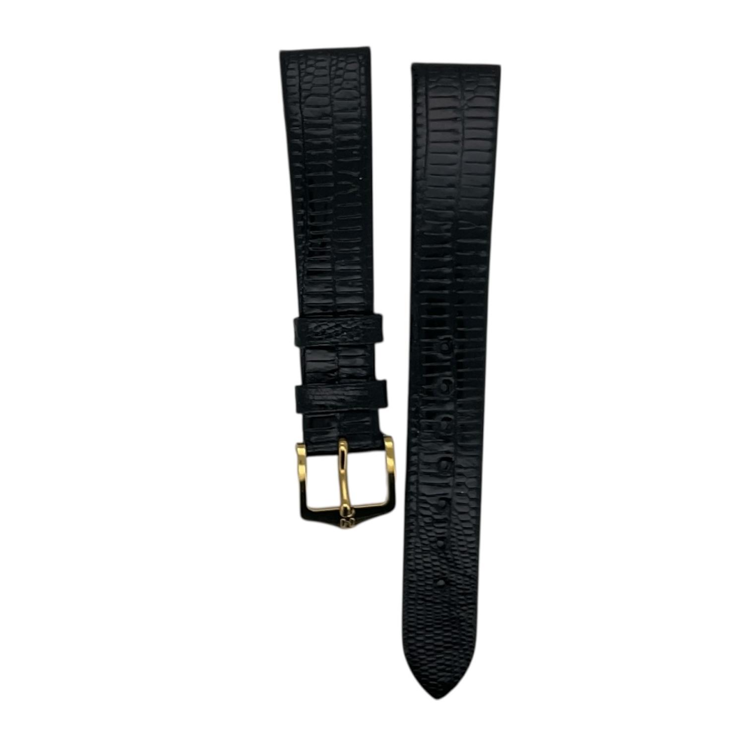 Correa Reloj Hirsch Reptile M Hebilla Dorada 16Mm