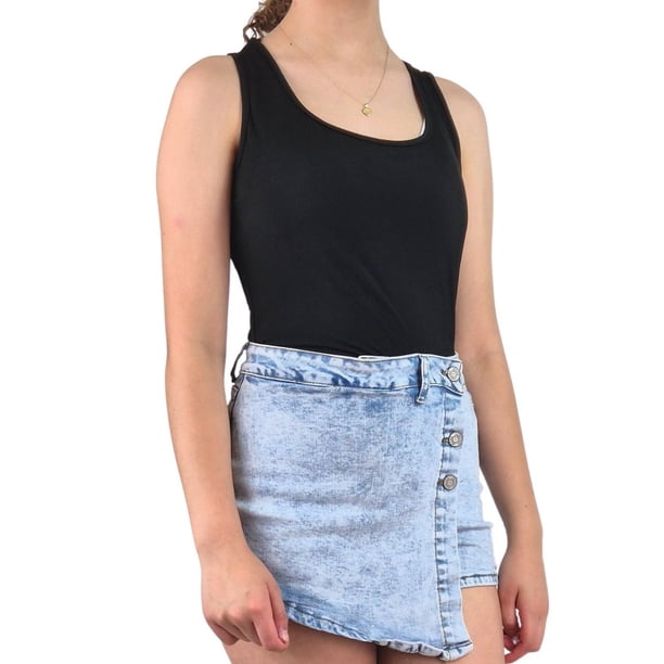 Body Mujer Elasticado Acanalado Modelo Musculosa Z71