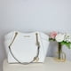 thumbnail image 1 of Cartera Womens Jet Set Travel Large Chain Shoulder Tote 35t5gtvt3l085 Optic White, 1 of 2
