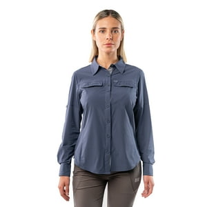 Hardwork - Camisa Hw Antakari Spandex Mujer Azul