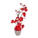 thumbnail image 5 of Flor De Ciruelo Artificial En Maceta, Ideal Para Jardín, Sala De Estar O Hogar (roja)., 5 of 5