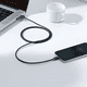 thumbnail image 2 of Cable para iphone 2 mts usb-a a tipo lightning carga Negro, 2 of 3