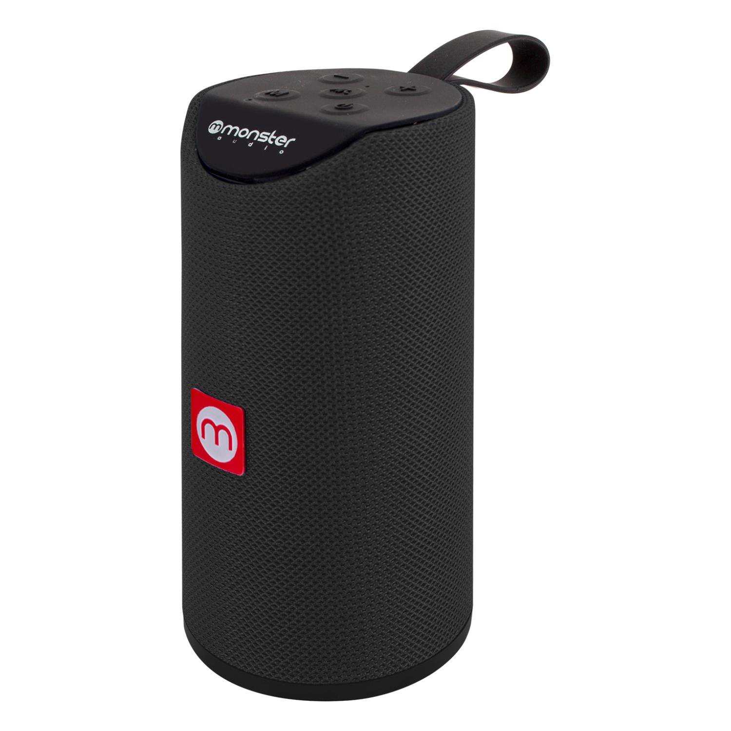 Monster - Parlante Inalambrico Bluetooth Tws Aux Micro Sd Negro